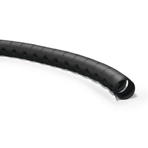 Spiral conduit for cable protection with cable insertion tool D16 Hellermann Tyton HWPP16 (REEL 25m, black)