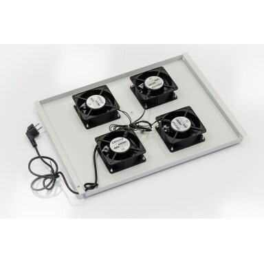 Ventilator block 19" TE for 800mm cabinet