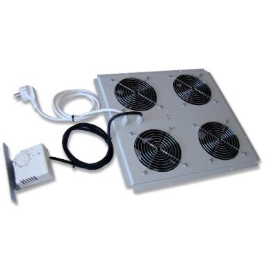 Ventilator block with thermostat for 800mm cabinet
