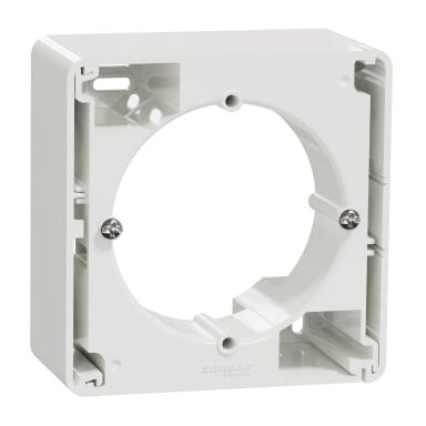 Virštinkinė dėžutė 1 vietos Schneider Electric Sedna Design SDD111901 (balta)