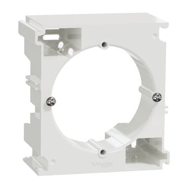 Virštinkinė sujungiama dėžutė 1 vietos Schneider Electric Sedna Design SDD111902 (balta)