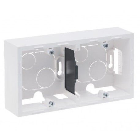 Virštinkinė dėžutė SUNO Legrand 721195 (balta, 2 mod.) Virštinkinė dėžutė SUNO Legrand 721195 (balta, 2 mod.)