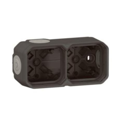 Surface-mounted box 1 module, aluminum SUNO Legrand 721394