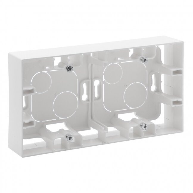 Virštinkinė dėžutė Niloe Step Legrand 863198 (balta, 2 mod.) Virštinkinė dėžutė Niloe Step Legrand 863198 (balta, 2 mod.)