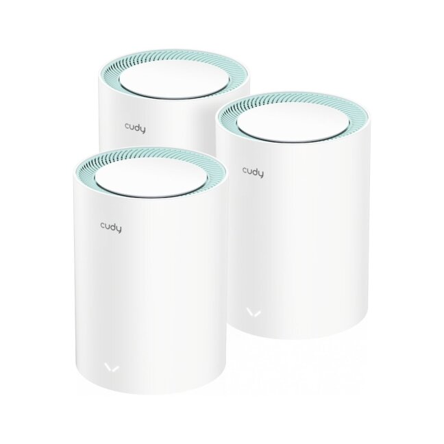 Wi-Fi Mesh sistema Cudy M1500 (3 vnt.) Wi-Fi Mesh sistema Cudy M1500 (3 vnt.)